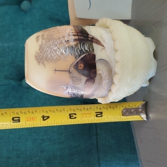 Fenton 1978 Edition Christmas Morn classics Vintage Fairy Light Candle - Picture 11 of 11